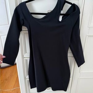 Abercrombie & Fitch One Shoulder Black Dress